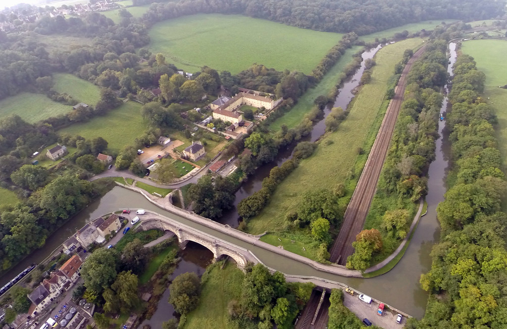 @BrentToderian Avoncliffe aqueduct in England carries a canal over a river and railway line. Proper victorian engineering. 