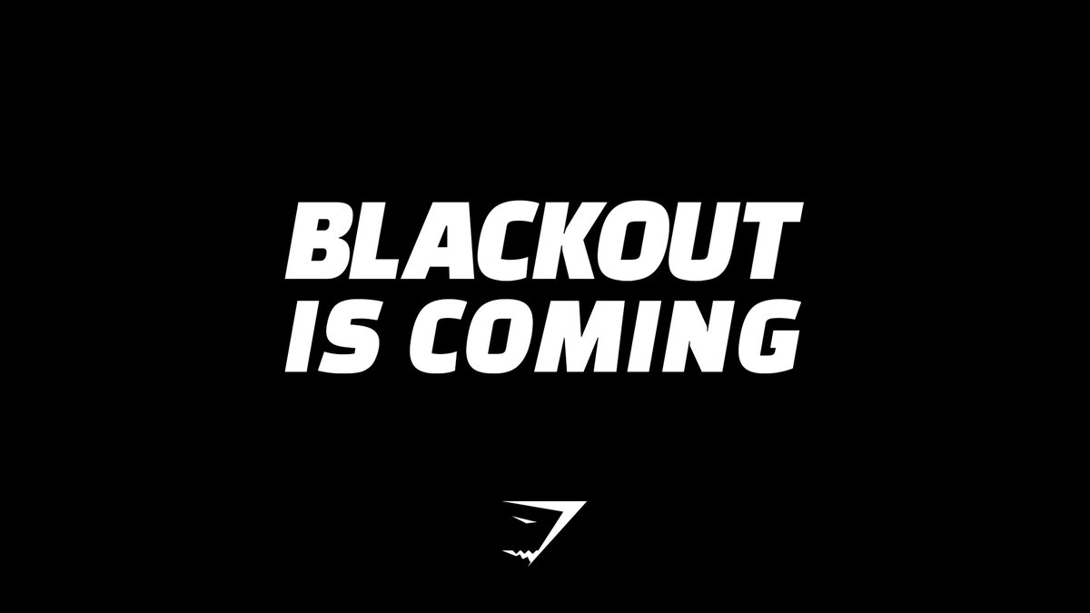 Our Blackout sale is coming. 
Like 🖤 this tweet to be the first to get exclusive updates. 
#GymsharkBlackout 