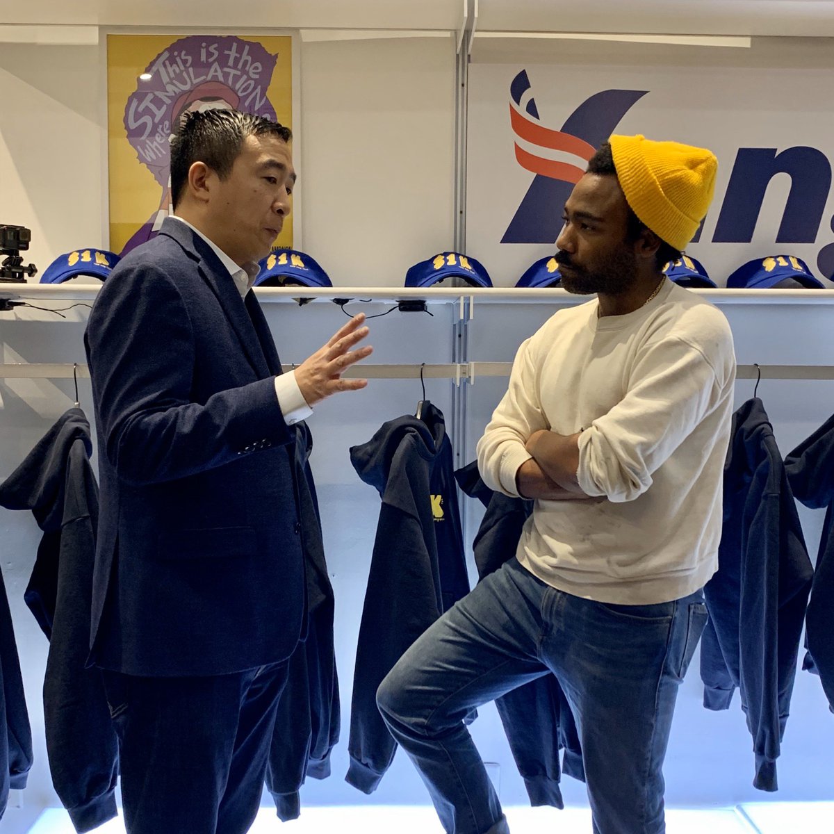 This is where everything changes. @AndrewYang X @donaldglover 