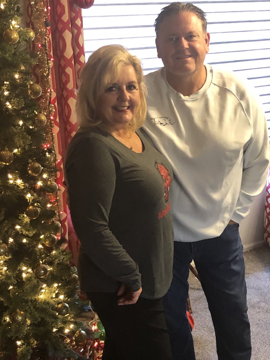 Merry Christmas everyone!!  Jamie and I are so glad to be a part of Razorback nation, the great state of Arkansas, and an outstanding athletic department!  #gohogs. #yessirr 