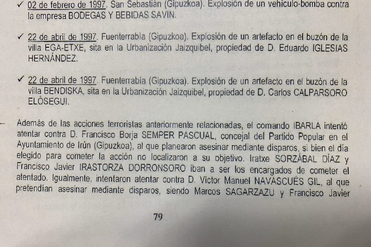 Y en un giro de los acontecimientos, faltar a la Facultad me ayudó a terminar la carrera ;-)
(me han hecho llegar este informe policial, y se lo agradezco mucho al que lo ha hecho). 
Lo comparto porque conviene saber por lo que hemos pasado hace muy poco. 
