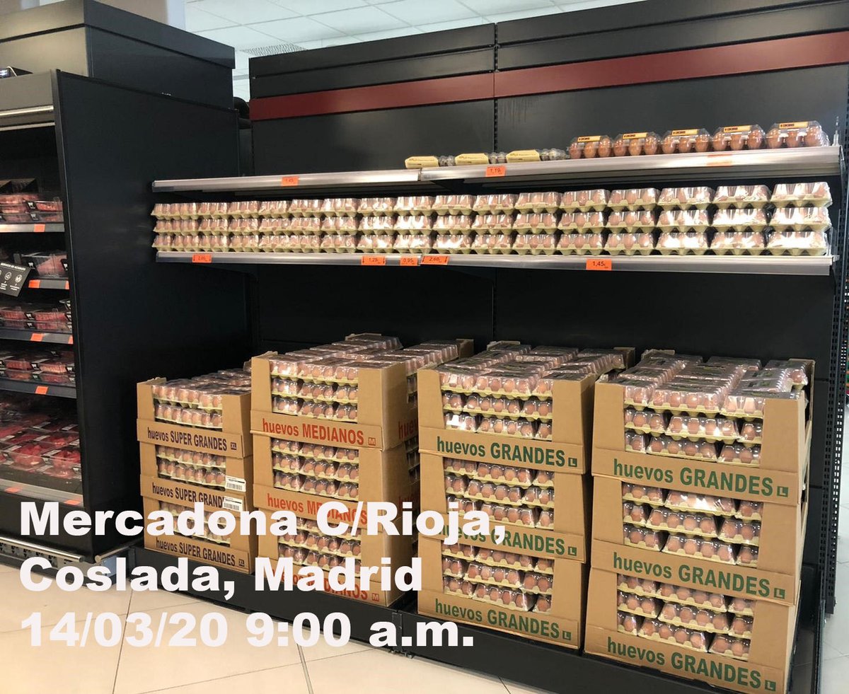 👋Servicio repuesto y tiendas preparadas para un nuevo día. Seguimos trabajando para ofreceros los productos necesarios🍏🍞🐟🍳🥛🍗 Gracias a todo el equipo #Mercadona por hacerlo posible un día más. ESTO PASARÁ, RACIONALICEMOS EL MIEDO #Covid_19 