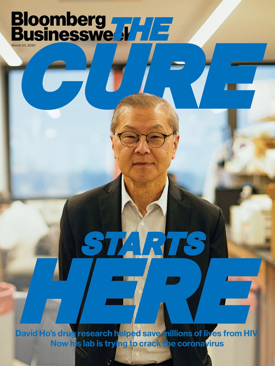 NEW COVER: David Ho's drug research helped save millions of lives from HIV. Now his lab is racing for a coronavirus cure https://t.co/5lAPl2A3qK 