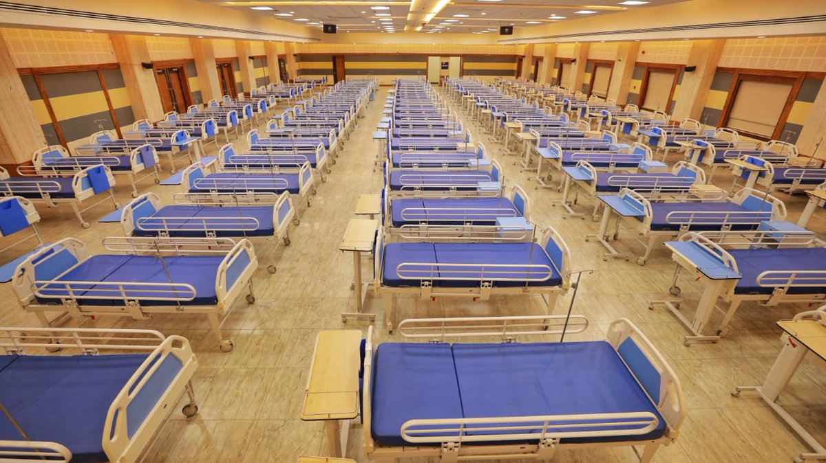 👏👏👏
2x 500 bedded Exclusive COVID Hospitals taking shape in Bhubaneswar, Odisha. 

But you will not hear about it on your TV News.

#IndiaFightsCOVID19 
#OdishaFightsCorona 