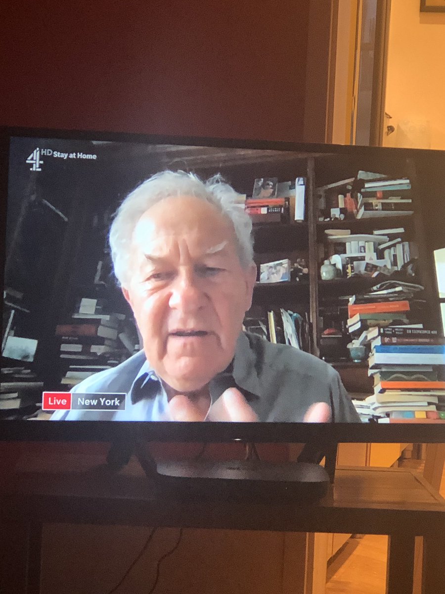 Okay folks I think we have a contender for best shelves, it’s @simon_schama yes? Everyone else’s are too neat. 