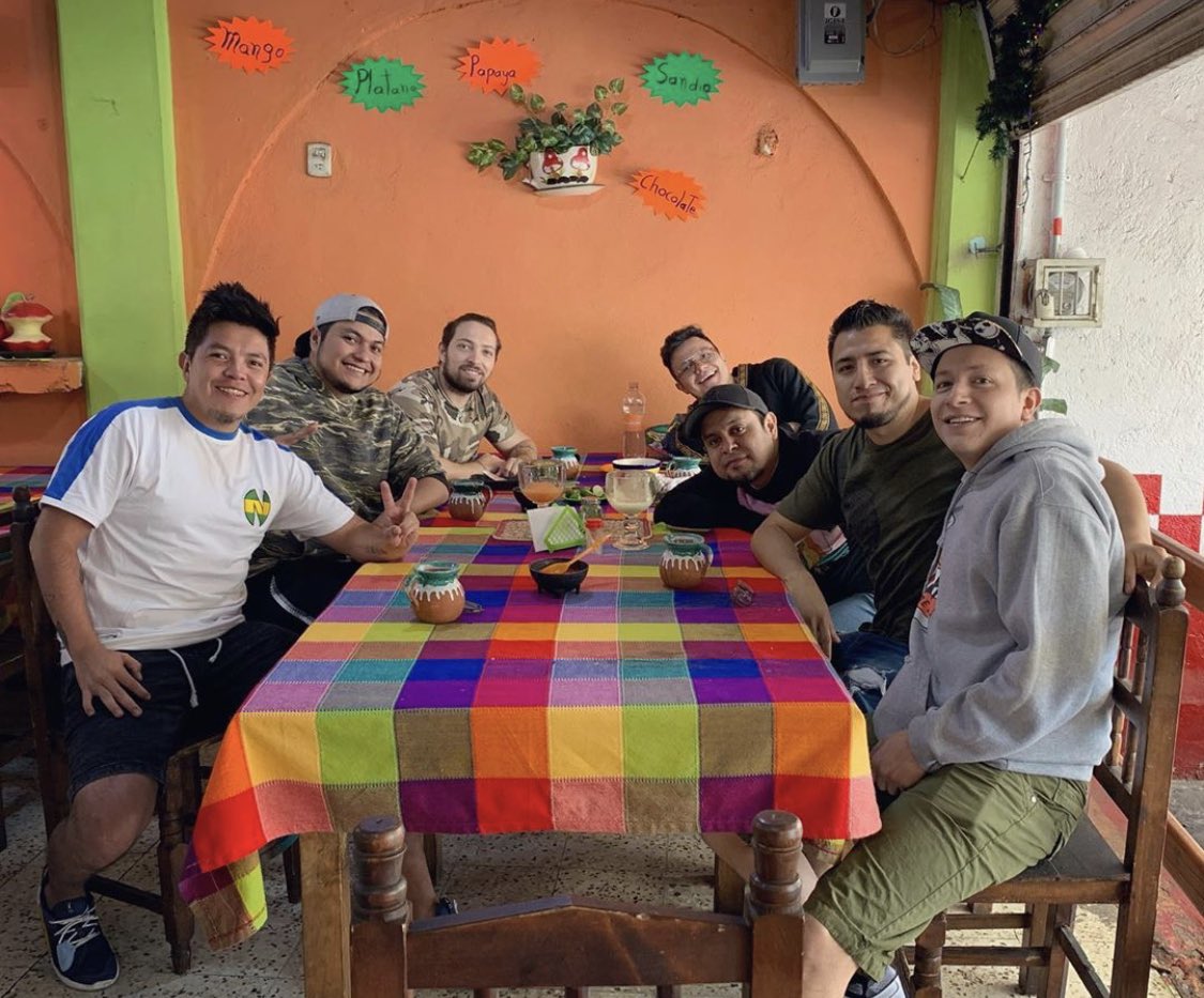 Reunión de todos los primos. 