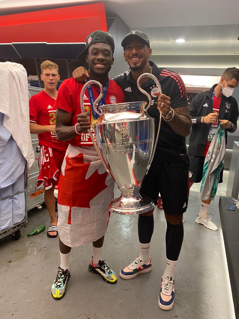Finest Canadian export since @Drake 🔥🙌🏽❤️ proud of you my boy @AlphonsoDavies 🏆 