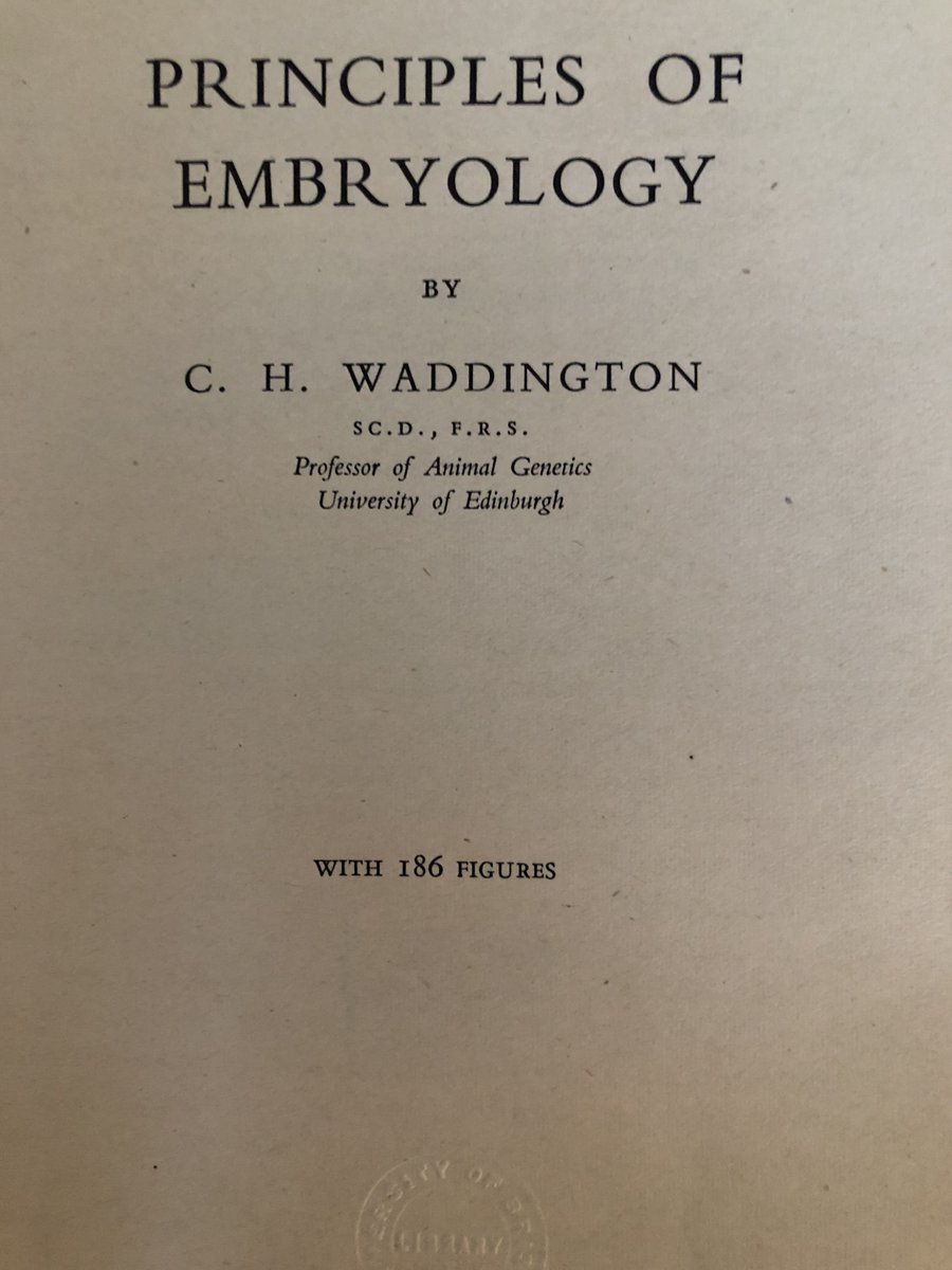 I love old developmental biology books. Great content here that modern students never get to see. 