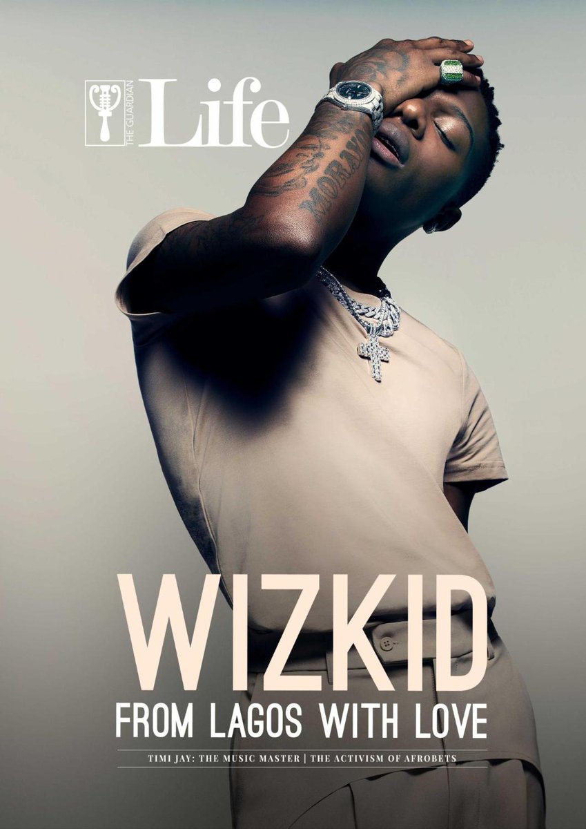 ⁣Grab today's copy of @GuardianLifeNG Magazine, the entertainment and lifestyle supplement of The Guardian Newspaper as @wizkidayo talks about his career, "Made In Lagos album," children, big dreams, politics, activism, legacy and more.⁣⁣
⁣⁣
#MadeinLagos #MIL #Wizkid 