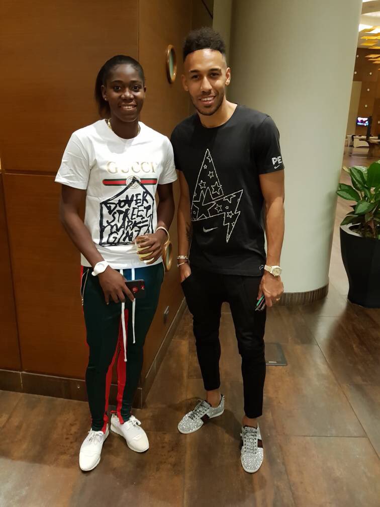 A certain ROLE MODEL 😎😎 @Aubameyang7 ❤️ 