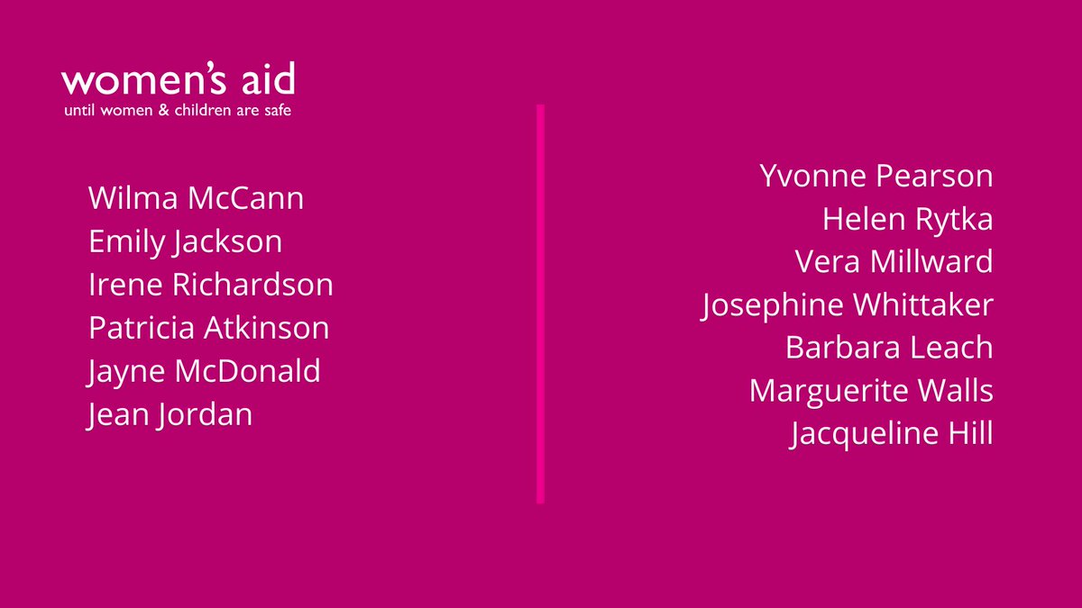Today we will not be naming a killer but instead we are remembering the lives of these women...women who should be here today. 