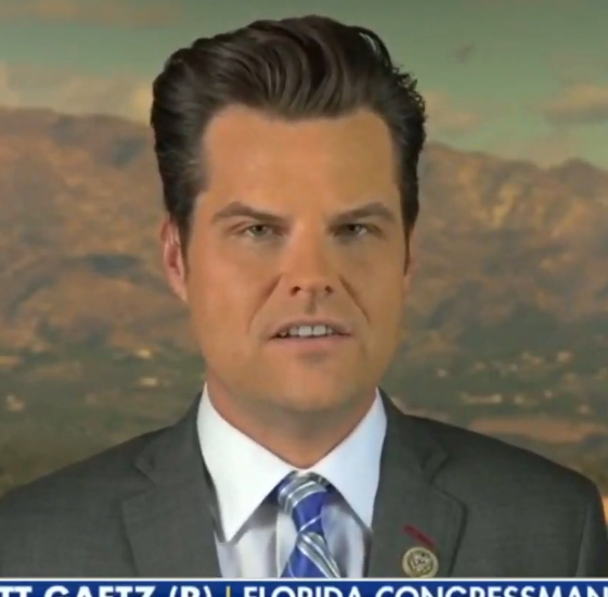 is matt gaetz becoming butt-head? 