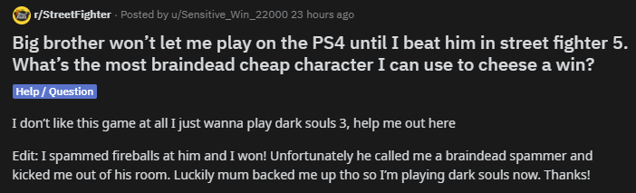 Fighting games are something so great 