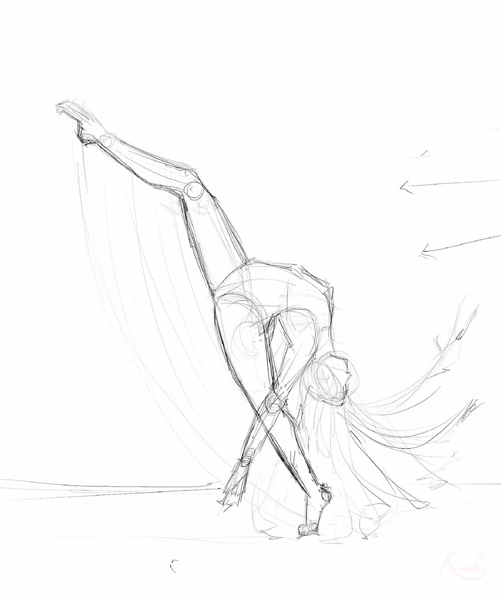 The sketch                              The final 