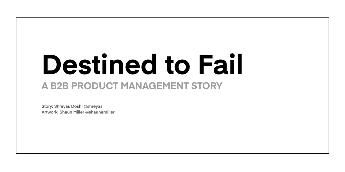 A B2B Product Management Story: on discovering problems that customers actually care about

Very visual story thread👇🏾 