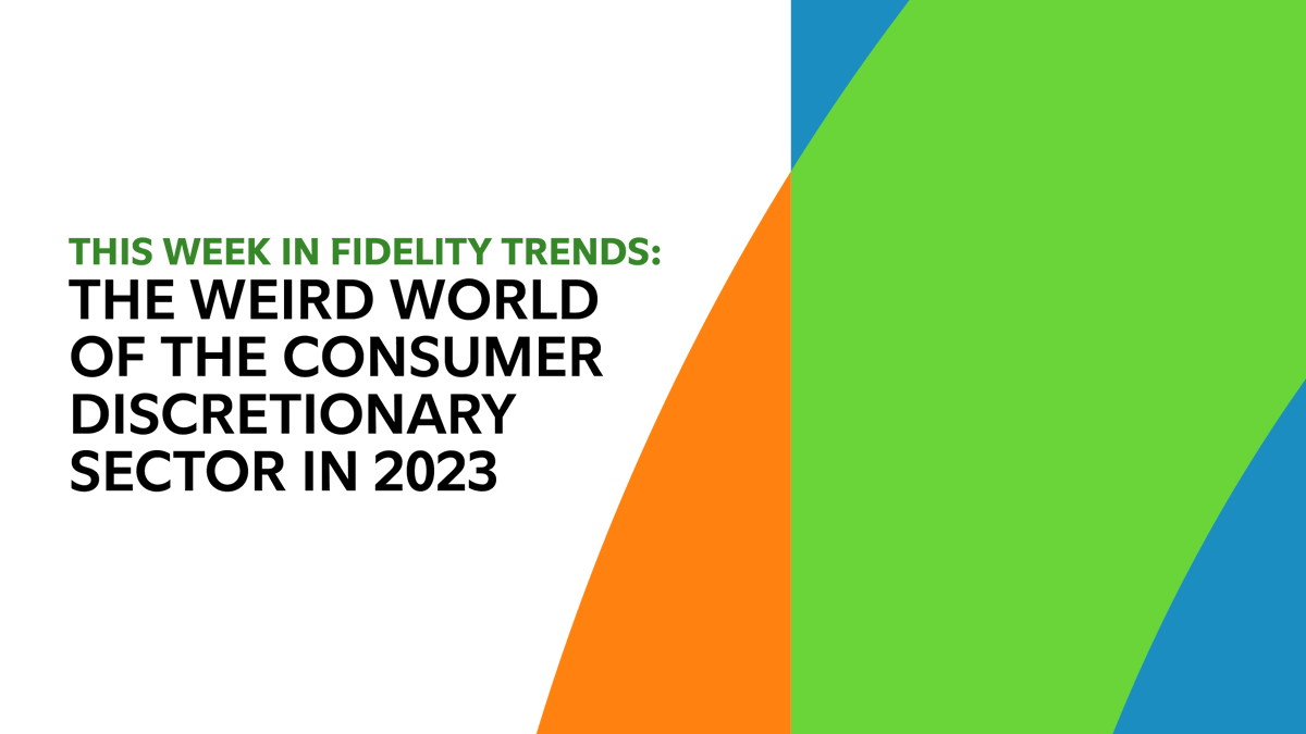 A Fidelity Sector Portfolio Manager discusses recent macro themes and near- and long-term outlooks for the surging consumer discretionary sector. Learn more in this 4-minute read: https://t.co/vdYR41f6Br 