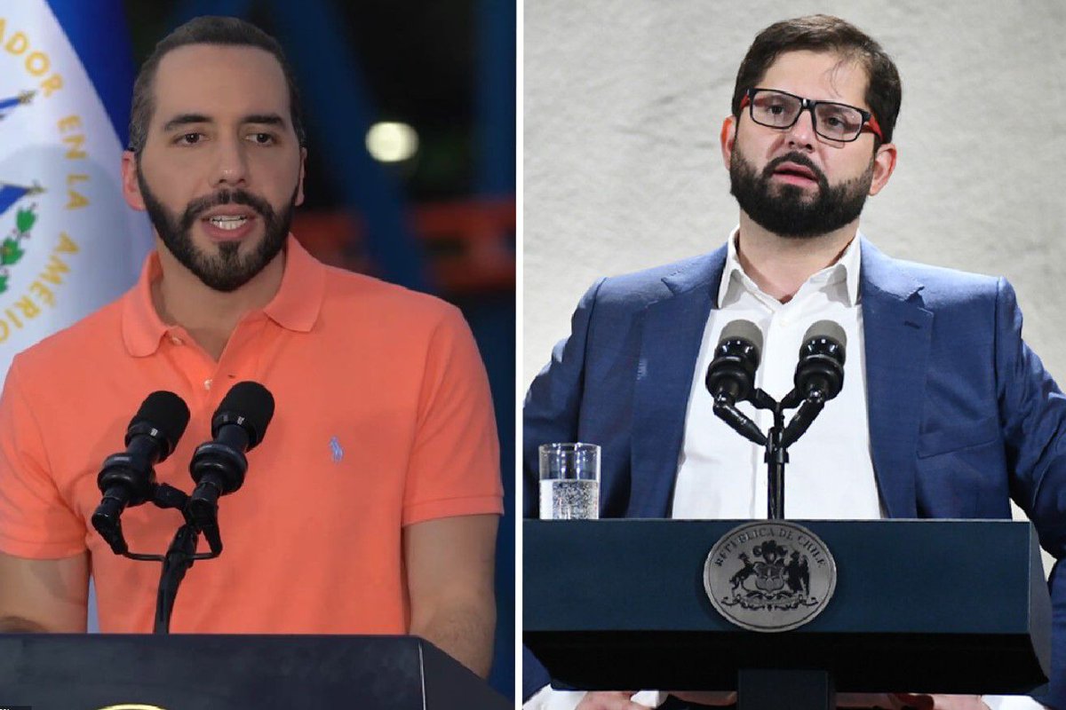 Bukele arremete contra Boric por cuestionar su estrategia de seguridad: “Gracias a Dios los chilenos son más que su Presidente” https://t.co/hH5zd8f5Ov 