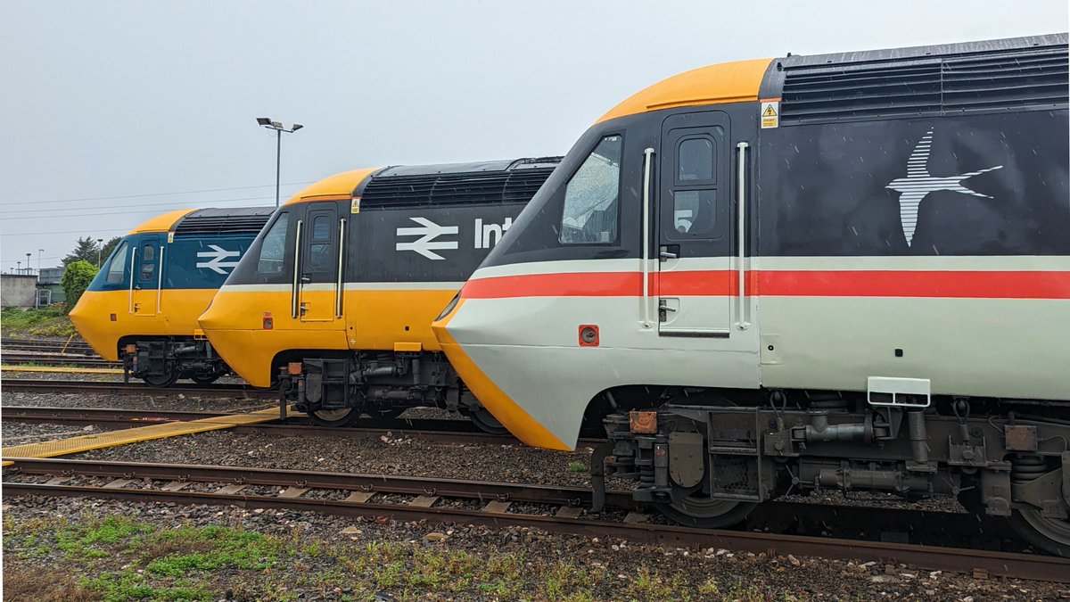 Blast from the past!

The eagle-eyed amongst you might have already spotted our three specially-liveried HSTs out and about recently!

They’re getting spick and span ready for a special celebration of the contribution of the fleet to the CrossCountry network. 