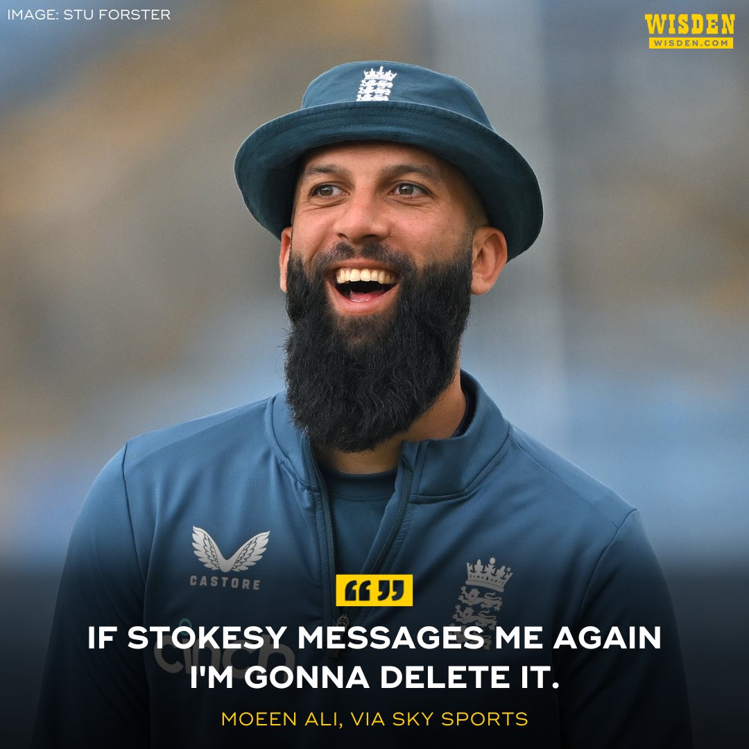 Moeen Ali has confirmed his re-retirement from Tests with a brilliant line to Mel Jones on Sky Sports 😅

He finishes with 3,031 runs and 201 wickets - a wonderful career 👏

#Ashes2023 
