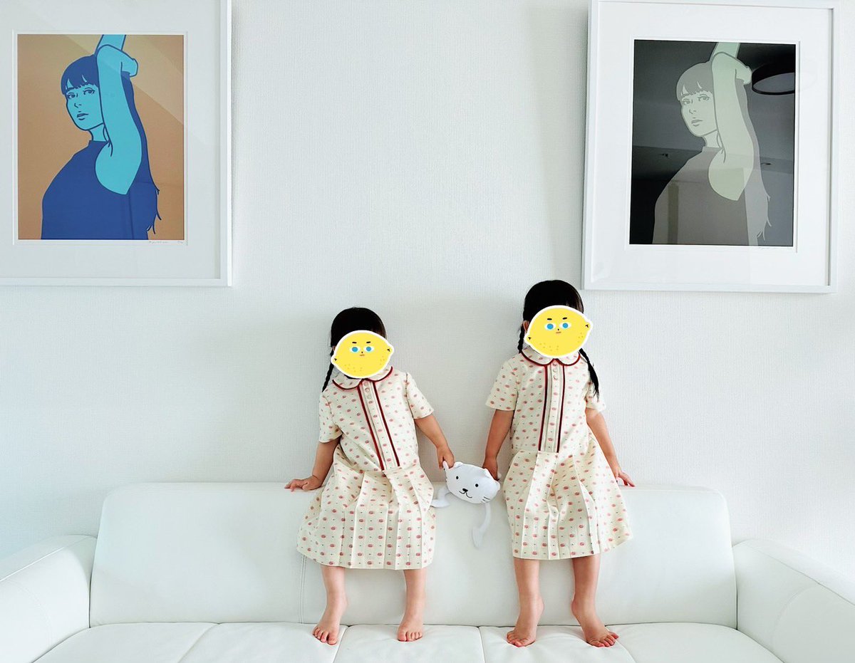 今朝は花江夫妻と子供達が誕生日お祝いとプレゼントを持ってきてくれました。シスターズの2人はリモちゃん誕生日おめでとうって言ってくれとったっす。えぐかわフルバースト。

イマジナリーねこちゃんがやけに気に入ってたのでプレゼントしました。

誕プレはジーパンでした！持ってないので新鮮！ 