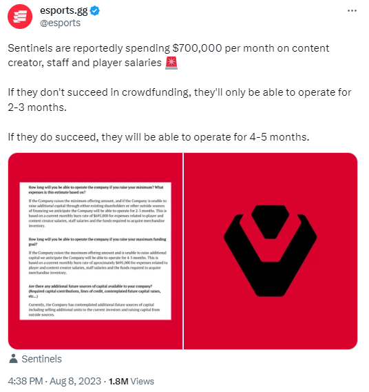 @Sentinels Not as fast as your accountants. 