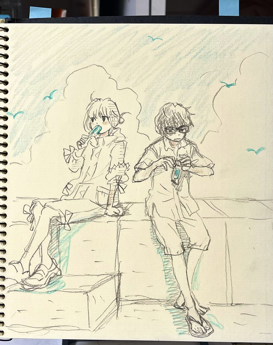 できるすべての支度をし
精一杯 手を振って送り出しました

この2人の男の子が
この夏をどうか元気で
ちょっとでも多く
楽しんでくれますように
#オベロンさん
#桐山くん 