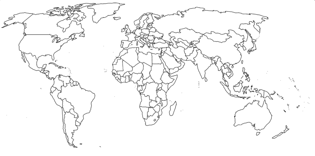 En rojo, los países que lograron pasar al desarrollo con las ideas delirantes que propone Milei. 