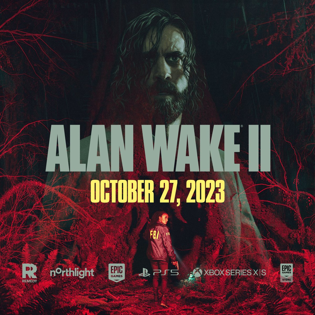 An update from the Alan Wake 2 team: we're moving Alan Wake 2's launch from October 17 to October 27.

October is an amazing month for game launches and we hope this date shift gives more space for everyone to enjoy their favorite games.

We can't wait to show you what everyone's 