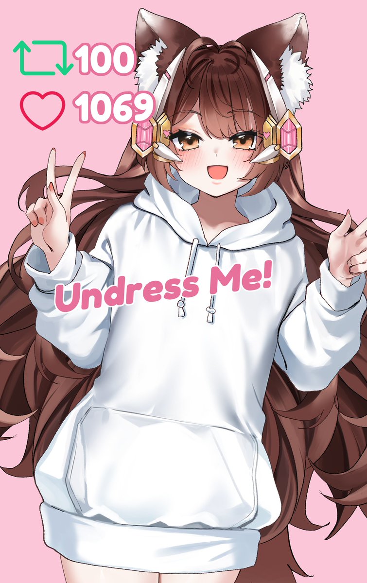 I wanna play a game.. to take my hoodie off and a surprise >;3

🌸100 RETWEETS
🤍1069 LIKES ! 