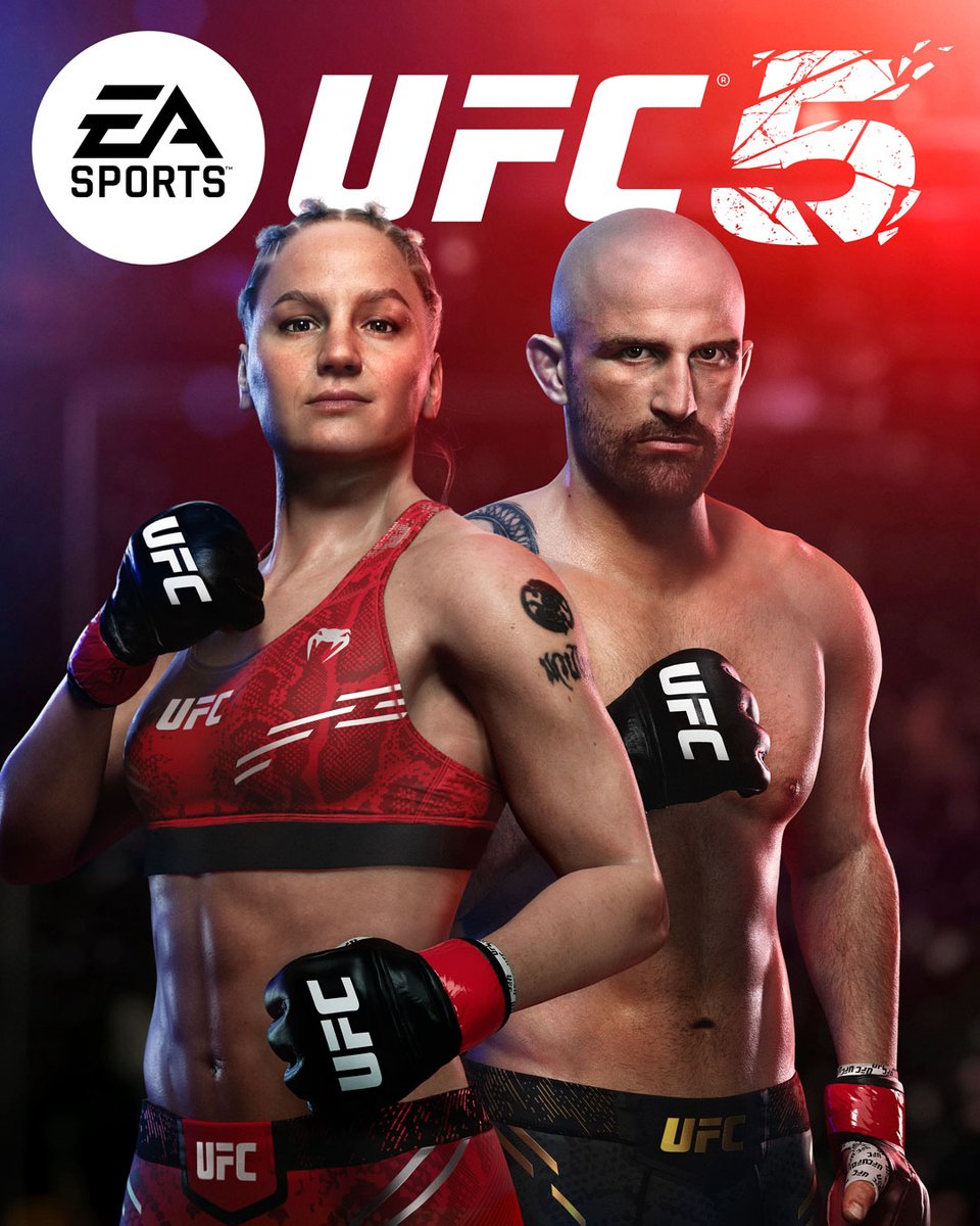 The Great 🤝 The Bullet

Your #UFC5 Standard Edition cover athletes Alexander Volkanovski and Valentina Shevchenko 🤜💥🤛

See the full reveal 9/7
➡️ https://t.co/Buf42tWtjV 