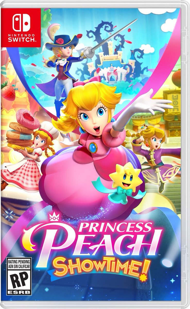 First look at the Princess Peach Showtime! box art 