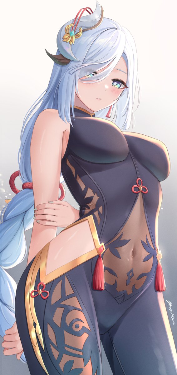 ストレッチ申鶴ちゃん  (2/3) 
タップ推奨 
#原神 #申鶴 #GenshinImpact 