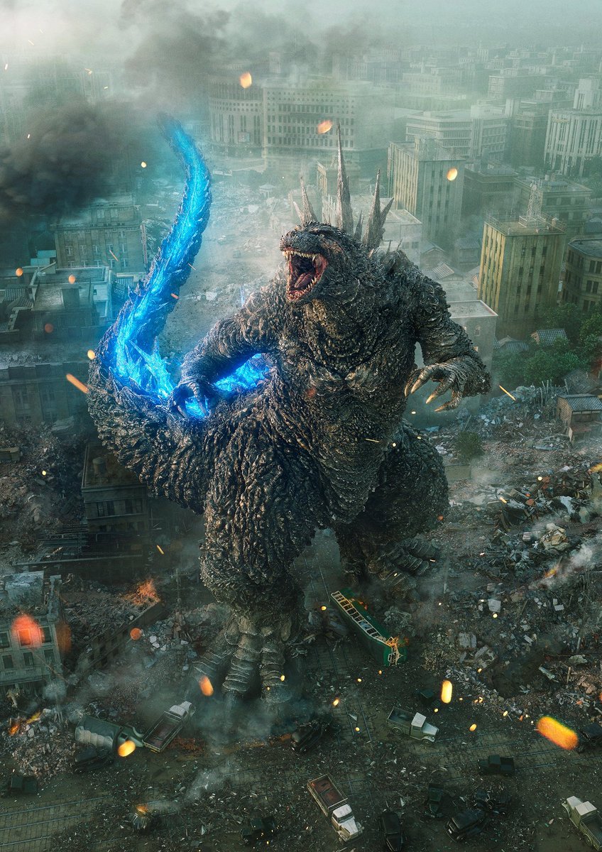 A new "Godzilla Minus One" promotional image has been revealed. 