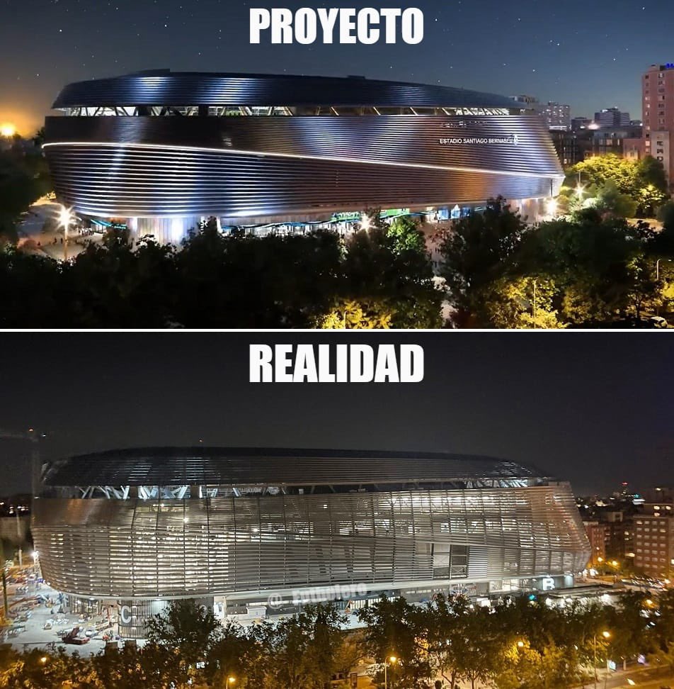 Al Madrid le vendieron una nave espacial y le han construido un rallador de queso. 