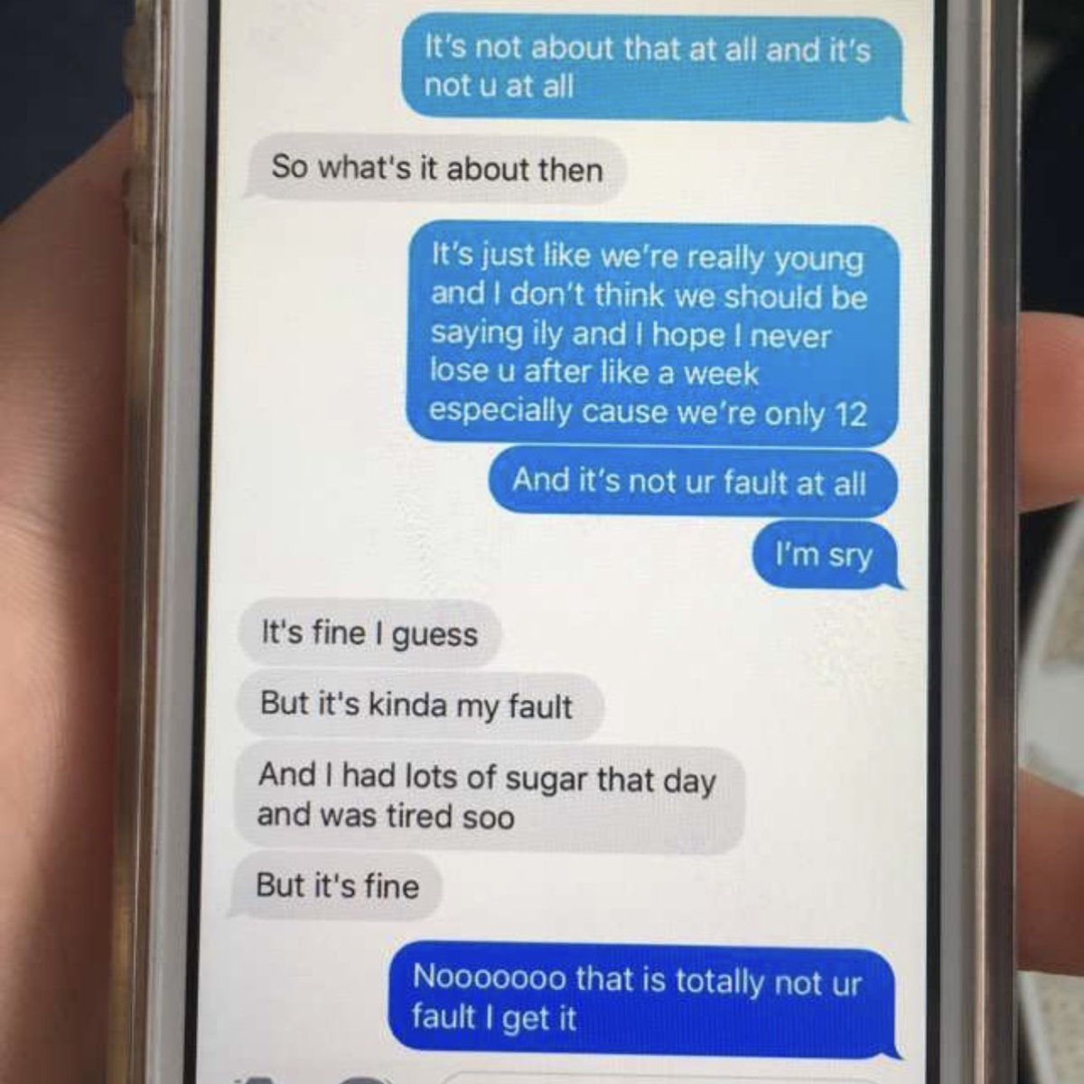 My cousin’s 6th-grade breakup is kind of iconic