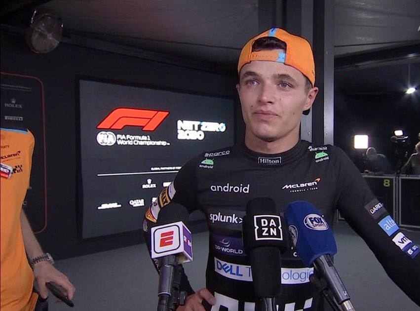 🚨 | Lando Norris has just told media that several drivers have FAINTED in the medical centre after the Qatar Grand Prix.

Sky Sports are reporting at least two or three drivers took themselves to medical centre likely due to dehydration.

#F1 #QatarGP 