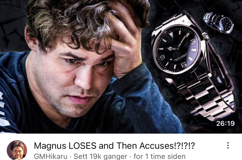 Just to be clear, I am not accusing my opponent today of cheating. Constantly using my name for clicks is fine, but this is just lame. Do better. 