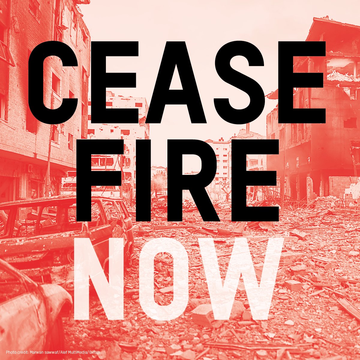 We condemn all violence and targeting of Israeli and Palestinian civilians. As soon as it’s safe, our staff and partners in Gaza will deliver water, sanitation &amp; food. But the severe and ongoing violence is making it impossible.

People need a ceasefire now. PLEASE SHARE 