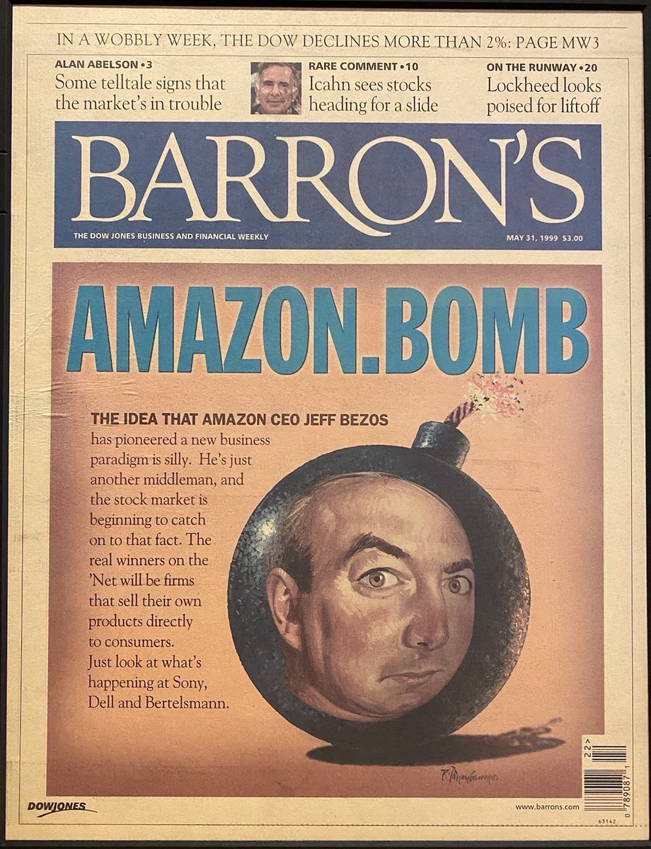 Listen and be open, but don’t let anybody tell you who you are. This was just one of the many stories telling us all the ways we were going to fail. Today, Amazon is one of the world’s most successful companies and has revolutionized two entirely different industries. 
