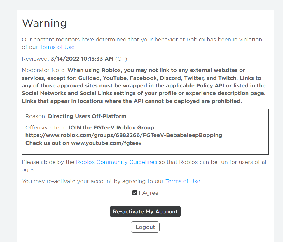 Sorry @Roblox ... I never meant to hurt you. 