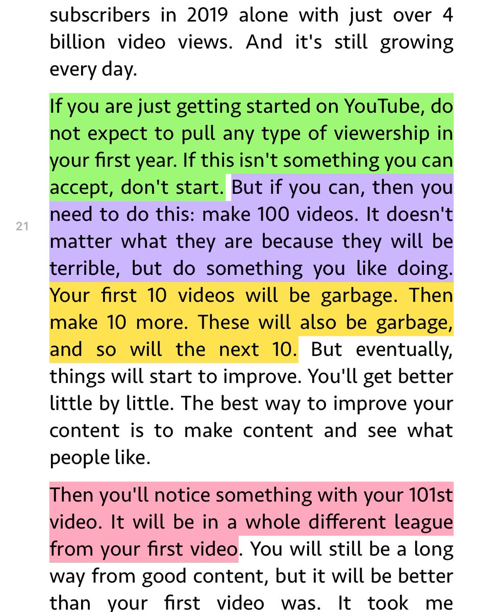 if you’re a new YouTuber 👇

read this advice from Mr Beast 
