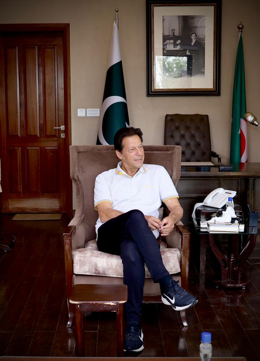Chairman Imran Khan today 