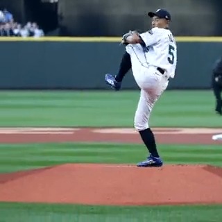 Fun fact 51yr old Ichiro holds the record of Fastest Ceremonial First Pitch Ever at 94mph.

My goat.

 