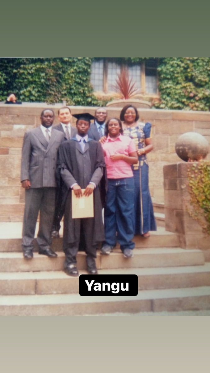 Behind every photo there’s a story, I was so ready to remove that Gown and go Party 🎉 but my mother insisted on this old tradition of taking a photo with my family as proof that I graduated. Who knew it would be so relevant… @SakajaJohnson 