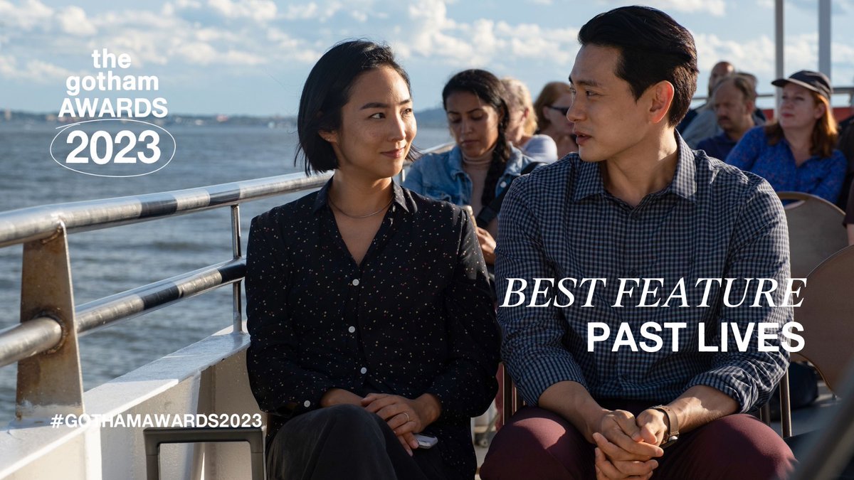 Best Feature Winner: PAST LIVES #2023GOTHAMAWARDS 