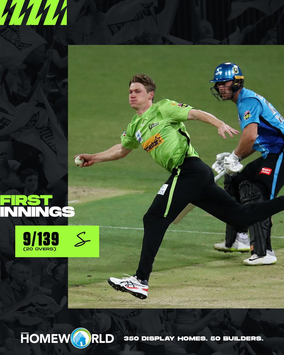 Time to BAT and chase 140 runs, let’s show the nation how Western Sydney does it ⚡️💪🔥 