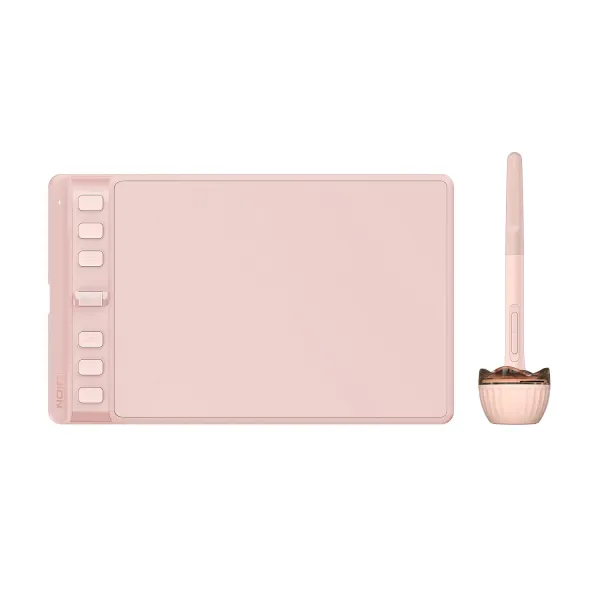 hey I just want those pastel artists out there to know that huion just launched these adorable new mini pink drawing tablets 