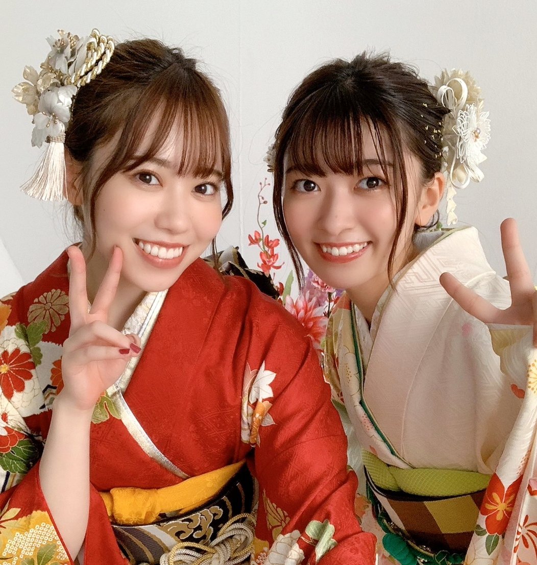 🎊成人を迎えました🎊

いつも支えてくださる周りの方々への感謝の気持ちを忘れずに。

これからも自分らしく前向きに！
一歩一歩歩んでいきたいです👣

同じく二十歳のさゆと‥🧡✨
#成人の日 