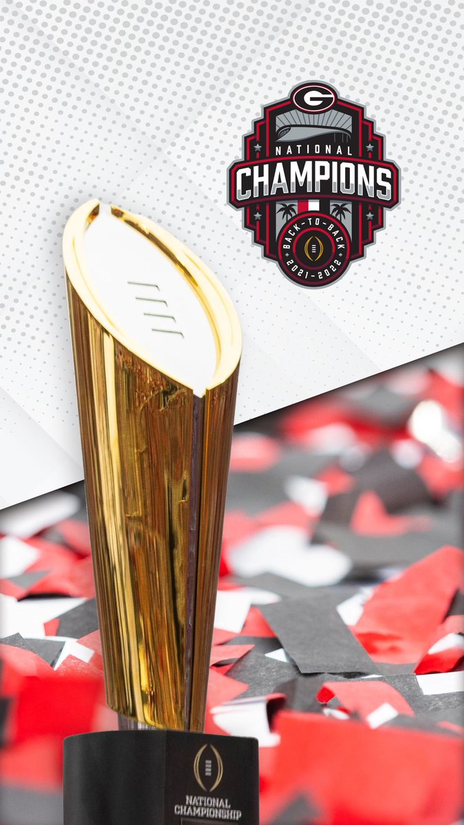 A perfect undefeated season and back-to-back National Championships…the Dawgs are truly on top!

#GoDawgs #NationalChampionship 