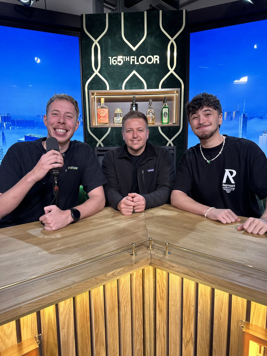 Great chatting to these gentlemen this morning 🎙️ 